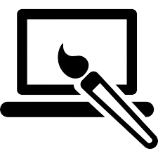 Graphic Desing Brush Logo